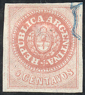 Lot 15 - Argentina escuditos -  Guillermo Jalil - Philatino Auction # 2205 ARGENTINA: General auction with very interesting material