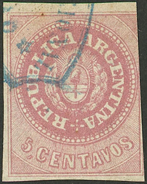 Lot 19 - Argentina escuditos -  Guillermo Jalil - Philatino Auction # 2205 ARGENTINA: General auction with very interesting material