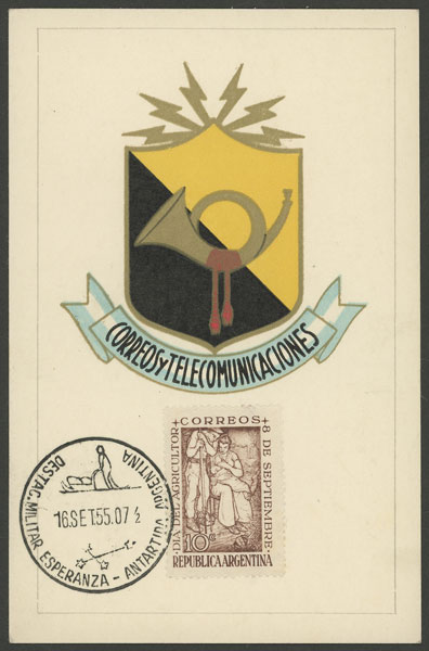 Lot 2 - argentina antarctica postal history -  Guillermo Jalil - Philatino Auction # 2205 ARGENTINA: General auction with very interesting material