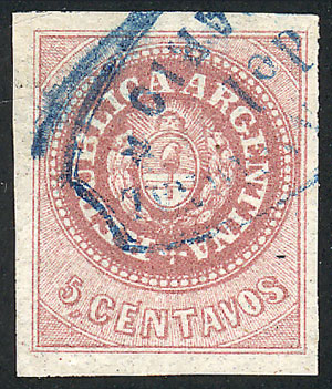 Lot 22 - Argentina escuditos -  Guillermo Jalil - Philatino Auction # 2205 ARGENTINA: General auction with very interesting material