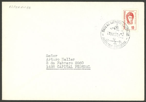 Lot 10 - argentine antarctica postal history - Guillermo Jalil - Philatino Auction # 2213 ARGENTINA: Lot 10 - argentine antarctica postal history - Guillermo Jalil - Philatino Auction # 2213 ARGENTINA: