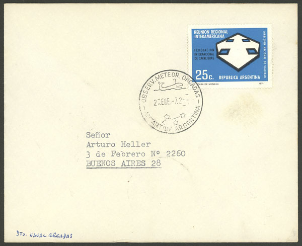 Lot 7 - argentine antarctica postal history - Guillermo Jalil - Philatino Auction # 2213 ARGENTINA: Lot 7 - argentine antarctica postal history - Guillermo Jalil - Philatino Auction # 2213 ARGENTINA: