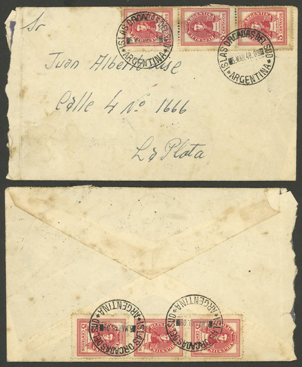 Lot 4 - argentine antarctica postal history - Guillermo Jalil - Philatino Auction # 2213 ARGENTINA: Lot 4 - argentine antarctica postal history - Guillermo Jalil - Philatino Auction # 2213 ARGENTINA: