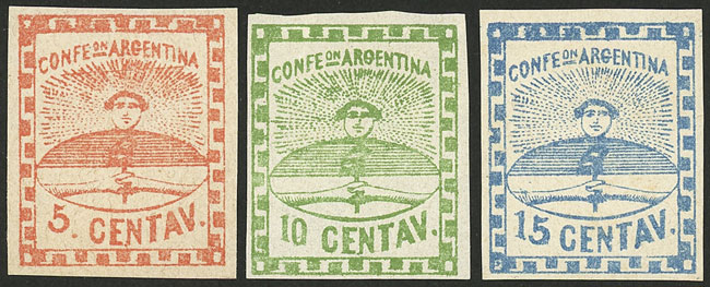 Lot 48 - Argentina confederation -  Guillermo Jalil - Philatino Auction # 2213 ARGENTINA: 