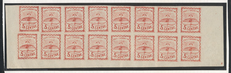 Lot 28 - Argentina confederation -  Guillermo Jalil - Philatino Auction # 2214 ARGENTINA: Special auction of late April