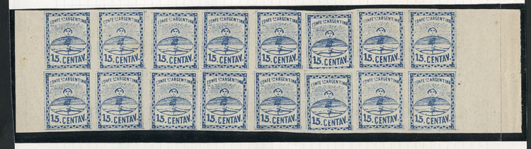 Lot 31 - Argentina confederation -  Guillermo Jalil - Philatino Auction # 2214 ARGENTINA: Special auction of late April