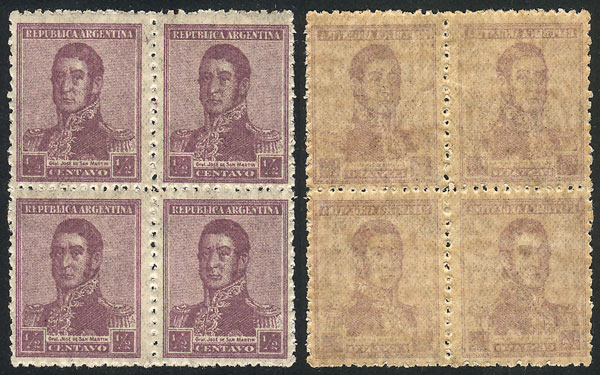 Lot 400 - Argentina general issues - Guillermo Jalil - Philatino Auction # 2216 ARGENTINA: small but very attractive auction Lot 400 - Argentina general issues - Guillermo Jalil - Philatino Auction # 2216 ARGENTINA: small but very attractive auction