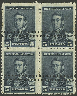 Lot 307 - Argentina general issues -  Guillermo Jalil - Philatino Auction # 2216 ARGENTINA: small but very attractive auction