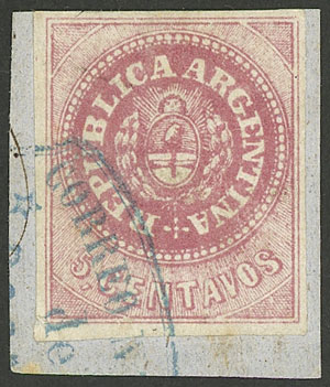 Lot 23 - Argentina escuditos -  Guillermo Jalil - Philatino Auction # 2216 ARGENTINA: small but very attractive auction