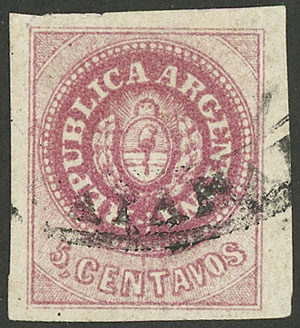 Lot 25 - Argentina escuditos -  Guillermo Jalil - Philatino Auction # 2216 ARGENTINA: small but very attractive auction