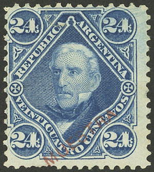 Lot 127 - Argentina general issues -  Guillermo Jalil - Philatino Auction # 2216 ARGENTINA: small but very attractive auction