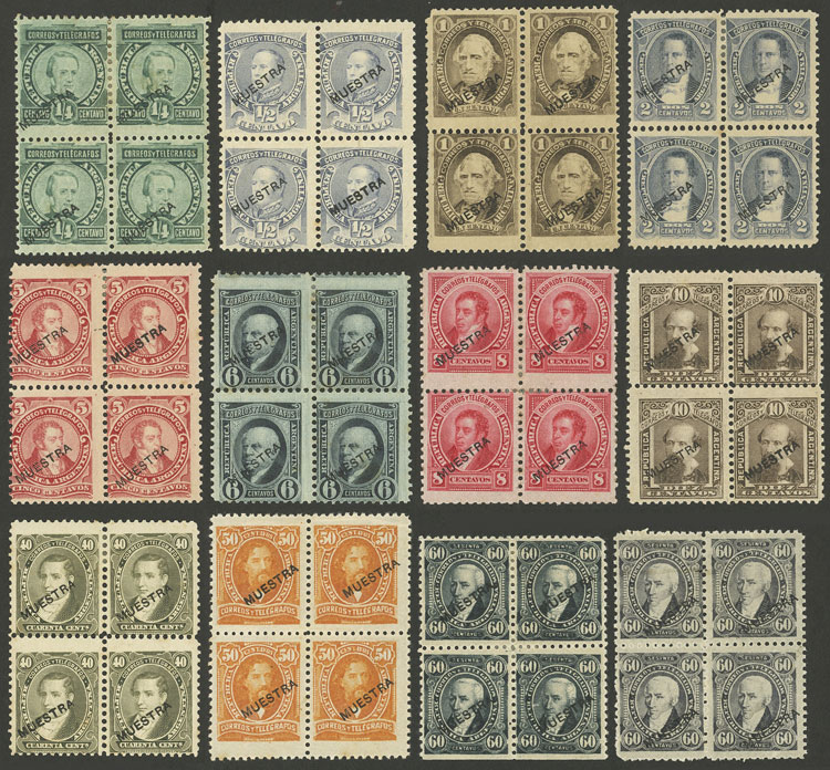 Lot 161 - Argentina general issues - Guillermo Jalil - Philatino Auction # 2216 ARGENTINA: small but very attractive auction Lot 161 - Argentina general issues - Guillermo Jalil - Philatino Auction # 2216 ARGENTINA: small but very attractive auction