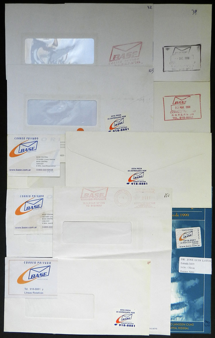 Lot 1816 - Argentina private posts - Guillermo Jalil - Philatino Auction # 2216 ARGENTINA: small but very attractive auction Lot 1816 - Argentina private posts - Guillermo Jalil - Philatino Auction # 2216 ARGENTINA: small but very attractive auction