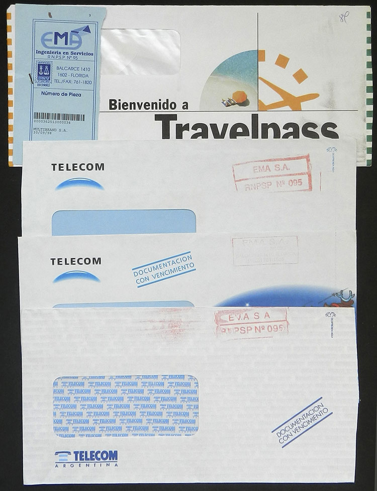 Lot 1822 - Argentina private posts - Guillermo Jalil - Philatino Auction # 2216 ARGENTINA: small but very attractive auction Lot 1822 - Argentina private posts - Guillermo Jalil - Philatino Auction # 2216 ARGENTINA: small but very attractive auction