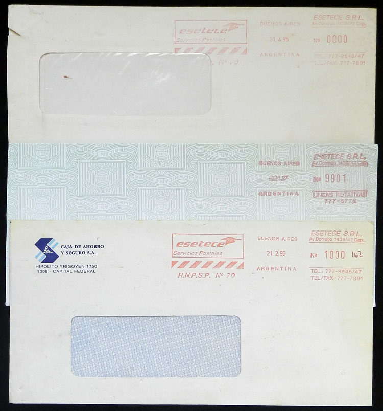 Lot 1824 - Argentina private posts - Guillermo Jalil - Philatino Auction # 2216 ARGENTINA: small but very attractive auction Lot 1824 - Argentina private posts - Guillermo Jalil - Philatino Auction # 2216 ARGENTINA: small but very attractive auction
