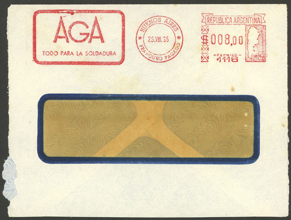 Lot 1803 - Argentina postal history - Guillermo Jalil - Philatino Auction # 2216 ARGENTINA: small but very attractive auction Lot 1803 - Argentina postal history - Guillermo Jalil - Philatino Auction # 2216 ARGENTINA: small but very attractive auction