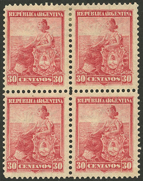 Lot 322 - Argentina general issues -  Guillermo Jalil - Philatino Auction # 2216 ARGENTINA: small but very attractive auction