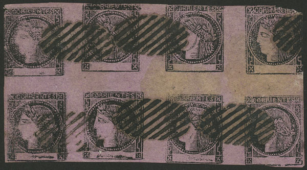 Lot 16 - Argentina corrientes -  Guillermo Jalil - Philatino Auction # 2216 ARGENTINA: small but very attractive auction