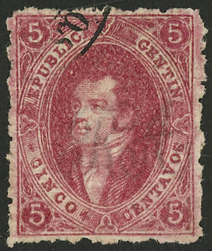 Lot 77 - Argentina rivadavias -  Guillermo Jalil - Philatino Auction # 2216 ARGENTINA: small but very attractive auction
