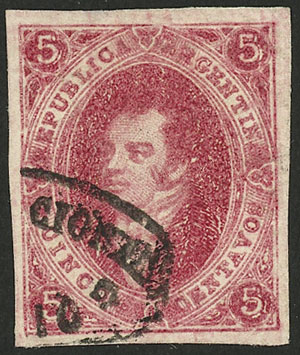 Lot 93 - Argentina rivadavias -  Guillermo Jalil - Philatino Auction # 2216 ARGENTINA: small but very attractive auction