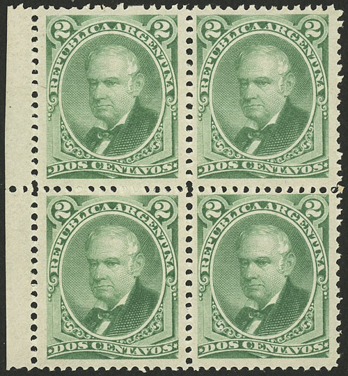 Lot 126 - Argentina general issues -  Guillermo Jalil - Philatino Auction # 2216 ARGENTINA: small but very attractive auction