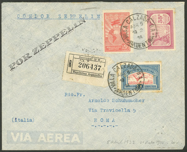 Lot 1729 - Argentina postal history - Guillermo Jalil - Philatino Auction # 2216 ARGENTINA: small but very attractive auction Lot 1729 - Argentina postal history - Guillermo Jalil - Philatino Auction # 2216 ARGENTINA: small but very attractive auction