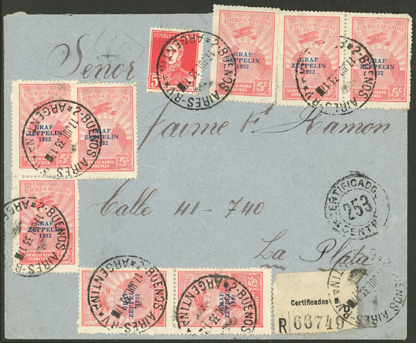 Lot 1736 - Argentina postal history - Guillermo Jalil - Philatino Auction # 2216 ARGENTINA: small but very attractive auction Lot 1736 - Argentina postal history - Guillermo Jalil - Philatino Auction # 2216 ARGENTINA: small but very attractive auction