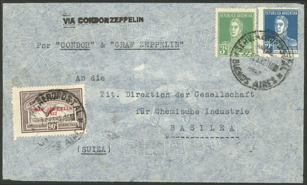 Lot 1732 - Argentina postal history - Guillermo Jalil - Philatino Auction # 2216 ARGENTINA: small but very attractive auction Lot 1732 - Argentina postal history - Guillermo Jalil - Philatino Auction # 2216 ARGENTINA: small but very attractive auction