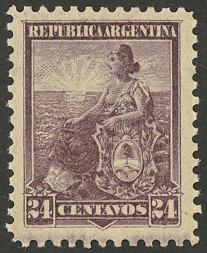 Lot 312 - Argentina general issues -  Guillermo Jalil - Philatino Auction # 2216 ARGENTINA: small but very attractive auction