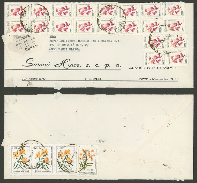 Lot 1809 - Argentina postal history - Guillermo Jalil - Philatino Auction # 2216 ARGENTINA: small but very attractive auction Lot 1809 - Argentina postal history - Guillermo Jalil - Philatino Auction # 2216 ARGENTINA: small but very attractive auction