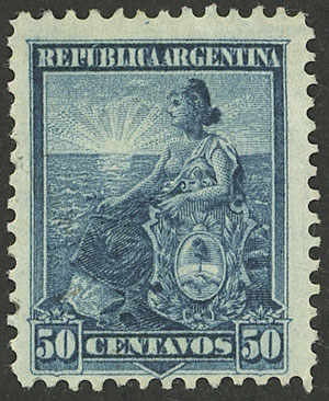 Lot 325 - Argentina general issues -  Guillermo Jalil - Philatino Auction # 2216 ARGENTINA: small but very attractive auction