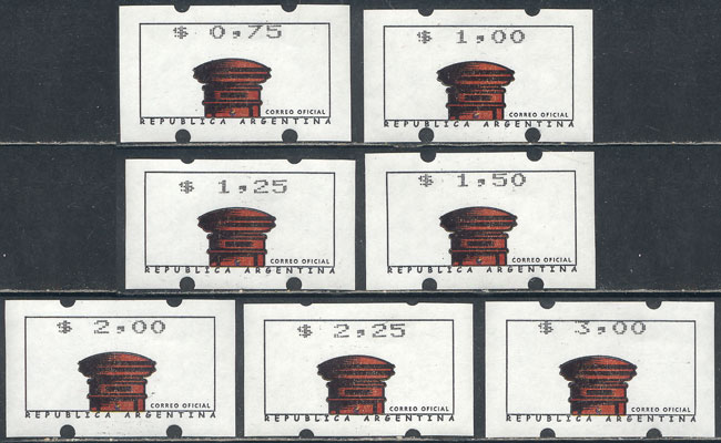 Lot 1549 - Argentina variable value stamps -  Guillermo Jalil - Philatino Auction # 2216 ARGENTINA: small but very attractive auction