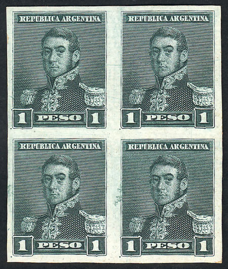 Lot 248 - Argentina general issues -  Guillermo Jalil - Philatino Auction # 2216 ARGENTINA: small but very attractive auction
