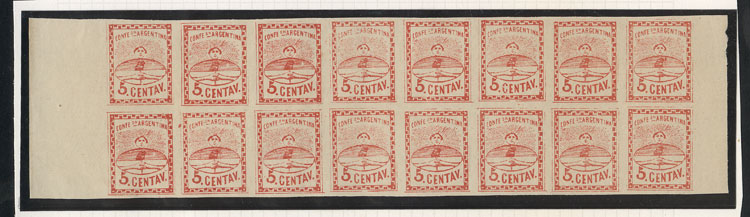 Lot 59 - Argentina confederation -  Guillermo Jalil - Philatino Auction # 2217 ARGENTINA: Special May auction