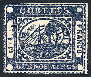Lot 6 - Argentina barquitos -  Guillermo Jalil - Philatino Auction # 2217 ARGENTINA: Special May auction