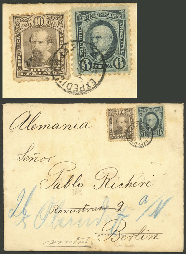 Lot 232 - Argentina postal history -  Guillermo Jalil - Philatino Auction # 2217 ARGENTINA: Special May auction