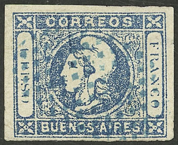Lot 11 - Argentina cabecitas -  Guillermo Jalil - Philatino Auction # 2217 ARGENTINA: Special May auction