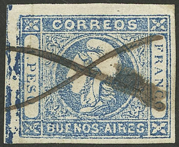 Lot 12 - Argentina cabecitas -  Guillermo Jalil - Philatino Auction # 2217 ARGENTINA: Special May auction