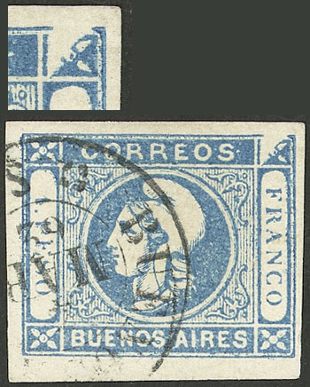 Lot 18 - Argentina cabecitas -  Guillermo Jalil - Philatino Auction # 2217 ARGENTINA: Special May auction