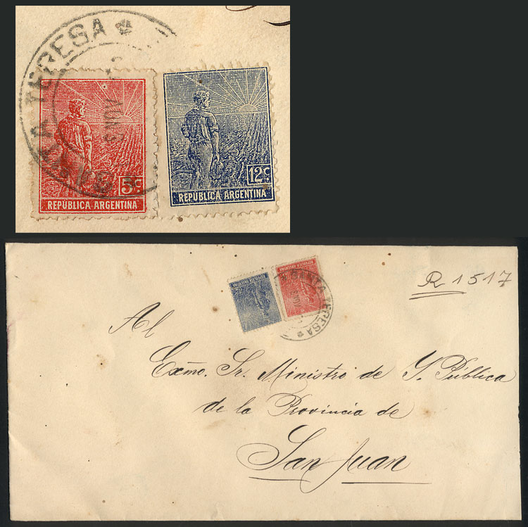 Lot 234 - Argentina postal history -  Guillermo Jalil - Philatino Auction # 2217 ARGENTINA: Special May auction