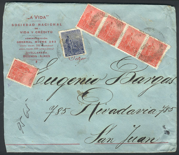 Lot 233 - Argentina postal history -  Guillermo Jalil - Philatino Auction # 2217 ARGENTINA: Special May auction