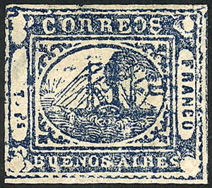Lot 5 - Argentina barquitos -  Guillermo Jalil - Philatino Auction # 2217 ARGENTINA: Special May auction