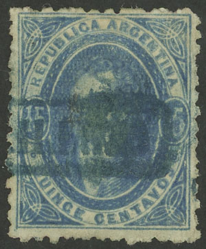 Lot 96 - Argentina rivadavias -  Guillermo Jalil - Philatino Auction # 2218 ARGENTINA: 