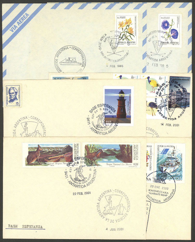 Lot 15 - argentine antarctica postal history -  Guillermo Jalil - Philatino Auction # 2218 ARGENTINA: 