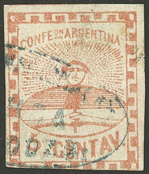 Lot 45 - Argentina confederation -  Guillermo Jalil - Philatino Auction # 2218 ARGENTINA: 
