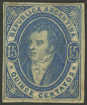 Lot 99 - Argentina rivadavias -  Guillermo Jalil - Philatino Auction # 2218 ARGENTINA: 