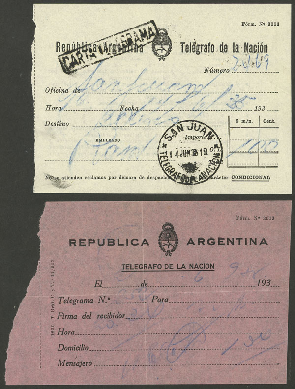 Lot 2191 - Argentina other items -  Guillermo Jalil - Philatino Auction # 2218 ARGENTINA: 