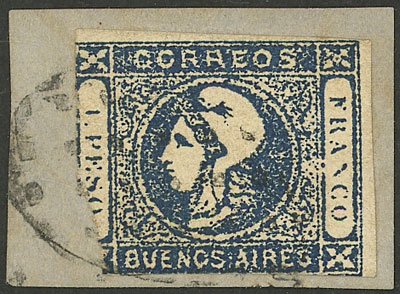 Lot 24 - Argentina cabecitas -  Guillermo Jalil - Philatino Auction # 2218 ARGENTINA: 