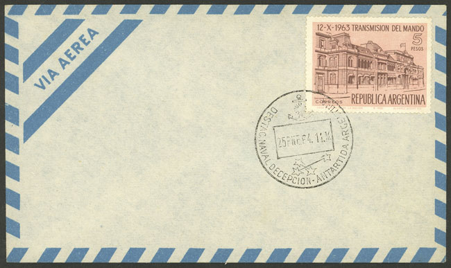 Lot 5 - argentine antarctica postal history -  Guillermo Jalil - Philatino Auction # 2218 ARGENTINA: 