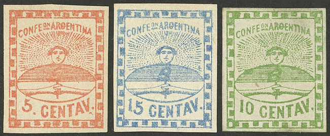 Lot 44 - Argentina confederation -  Guillermo Jalil - Philatino Auction # 2218 ARGENTINA: 